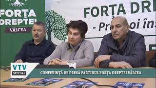 CONFERINTA DE PRESA FORTA DREPTEI VALCEA [upl. by Wright]