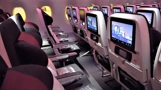 Qatar A350 Economy Class Review [upl. by Nybbor]