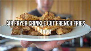 Air Fryer Crinkle Cut French Fries  Snack City Freezer Friendly Recipe [upl. by Nedap950]