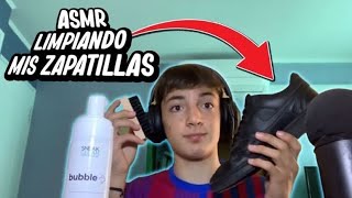 ASMR limpiando mis zapatillas [upl. by Okir]