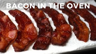 How to Cook Bacon in the Oven Restaurant Style [upl. by Ycrad]