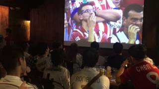 Real Madrid Fans Reaction and celebration in Taipei Taiwan  Champions League Final 2016 [upl. by Nnairb350]