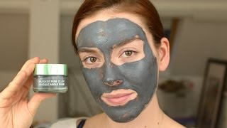 Loreal Pure Clay Mask Charcoal REVIEW IMPORTANT UPDATE IN DESCRIPTION [upl. by Jaquiss]