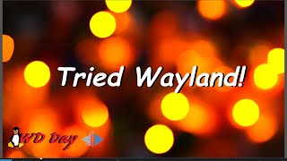 Tried Wayland [upl. by Cinnamon]