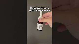 Nasal spray for migraines [upl. by Hsirahc]