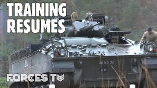 British Soldiers Return To Germanys Sennelager Ranges  Forces TV [upl. by Axela]