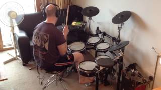 Neil Young  Cripple Creek Ferry Roland TD12 Drum Cover [upl. by Evanne]