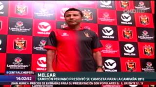 Central CMD Melgar presentó camiseta para el 2016 [upl. by Sackville]