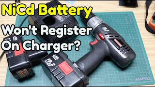 HOW TO REVIVE A NiCd DRILL BATTERY THAT WON’T CHARGE [upl. by Luapnaes852]