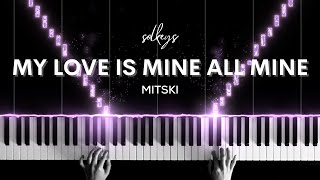 My Love Is Mine All Mine  Mitski Piano Cover  Sheets [upl. by Ful]