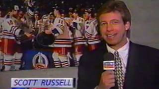 1995 Quebec Nordiques vs New York Rangers Game3 First Round [upl. by Garap]