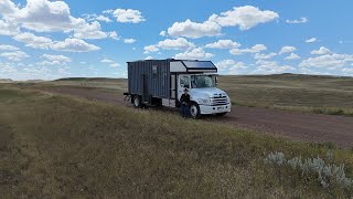 Getting from North Dakota to Alberta Border Ep 1 [upl. by Dorkas490]