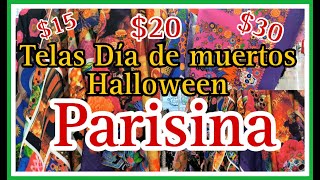 👾🎃TELAS Y DECORACIONES DE DÍA DE MUERTOS Y HALLOWEEN TELAS DIA DE MUERTOS DESDE 15PESOShalloween [upl. by Ransome]