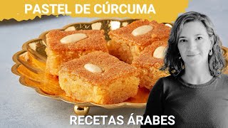 Pastel libanés de cúrcuma y semolina [upl. by Halilad686]