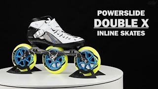 Powerslide Double X racing skates 2016 [upl. by Gnilyarg897]