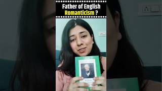 Father Of English Romanticism  Willam Wordsworth  Ayesha Mam shorts englishliterature ugcnet [upl. by Aicilf598]