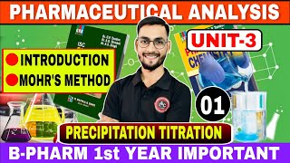 🔴 Precipitation Titration I Mohrs Method  Pharmaceutical Analysis BPharmacy [upl. by Winton]