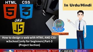 Website design tutorial for beginners  html 5 css 3 tutorial for beginners Web Part3 Projects [upl. by Guglielmo120]