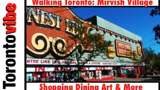 Walking Toronto  Mirvish Village Artsy ShoppingDining District [upl. by Burch123]