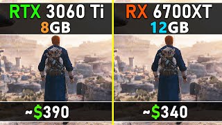 RTX 3060 Ti vs RX 6700 XT  8GB vs 12GB VRAM  Buy the Correct GPU in 2023  10 Latest Games Tested [upl. by Pickard]