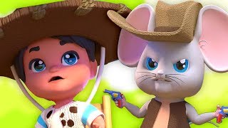 El ratón vaquero  rimas en español  canciones infantiles  canción para niños  El Raton Vaquero [upl. by Renzo]