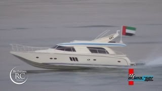 The Fastest RC SPEED YACHT Ever with UAE flag [upl. by Aineles376]