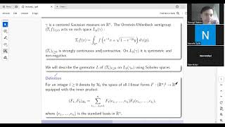 Lecture 2 Properties of the OrnsteinUhlenbeck semigroup [upl. by Sorenson]