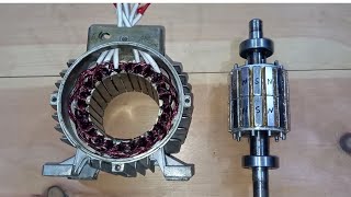 Homemade brushless dc motor  diy bldc motor [upl. by Tenn]