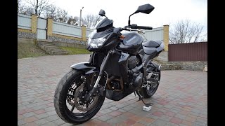 Разгон Kawasaki z750 0100kmh top speed [upl. by Barnabas725]