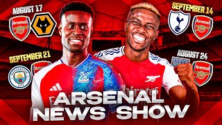 Arsenal Transfer News Show Arsenal to offer £634M for Osimhen  £50M Marc Guehi deal [upl. by Doykos]