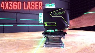 The Best 4x360 Green Beam Laser on Amazon by Huepar [upl. by Yffub529]