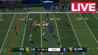 🔴LIVE NOW Baylor Bears vs West Virginia Mountaineers  Week 12 Full Game  2024 College Football 25 [upl. by Miquela]