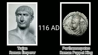 Timeline of Roman Emperors amp Parthian Kings 27 BC  224 AD [upl. by Jelene]