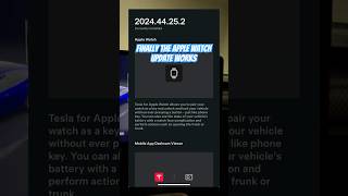 Holiday update allows you to use your Apple Watch with your Tesla tesla applewatchkey ￼ [upl. by Modesta]