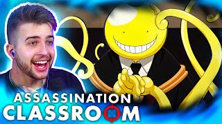 THIS IS INSANE Assassination Classroom Episode 1 Reaction [upl. by Julia]