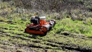 TREX Wetland Mowing Demo at Central Florida School [upl. by Lanuk77]