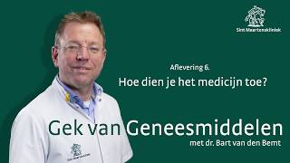 Hoe dien je het medicijn toe [upl. by Gilges]