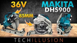 🔥BRUTALE POWER amp 85mm😨  MAKITA 36V Akku Handkreissäge DHS900Z  Review amp Test [upl. by Duval]