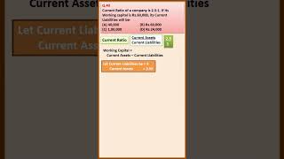 MCQ 40 Accounting Ratios CLASS 12 ACCOUNTS D K Goel Solutions Shorts Ratiolearnwithease [upl. by Aibun670]