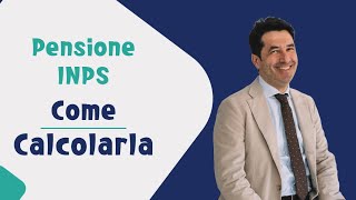 CALCOLO della PENSIONE lordonetto e delletà pensionabile [upl. by Nitsreik]