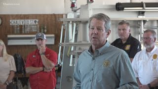 WATCH LIVE Georgia Governor speaks about Hurricane Helene recovery efforts [upl. by Yerak]