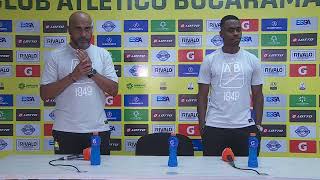 Rueda de prensa de Bucaramanga tras su partido con Fortaleza [upl. by Dulcea]