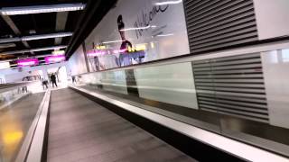 Walking by London Heathrow Airport Conveyor Belt [upl. by Suissac]