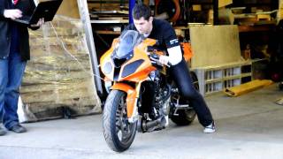 Turbo BMW S1000RR Haltech ECU  Testing Antilag [upl. by Lamaaj]