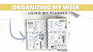 Organizing My Week In My Planner [upl. by Baum590]