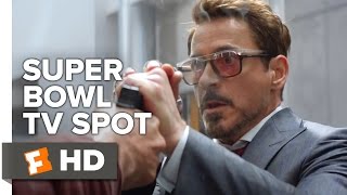 Captain America Civil War Super Bowl TV SPOT 2016  Robert Downey Jr Movie HD [upl. by Morten]