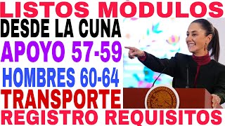 💥MÓDULOS ☝️ REGISTRO DESDE LA CUNA HOMBRES 6064 Y BECA TRANSPORTE AVISO AQUÍ [upl. by Mccandless207]