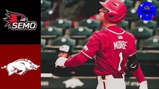 Southeast Missouri State vs 2 Arkansas Highlights Game 1  2021 College Baseball Highlights [upl. by Phillis981]