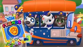 Talking Tom And Friends Gaya Bus Me Shopping Karne😂 mytalkingtom talkingtomandfriendsfunnytomcat [upl. by Fulbright]