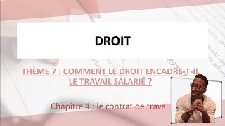 CONTRAT DE TRAVAIL  CDI CDD INTÉRIM cest quoi [upl. by Thant739]